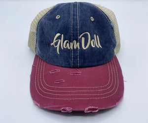 Blue Jean & Rose Cap