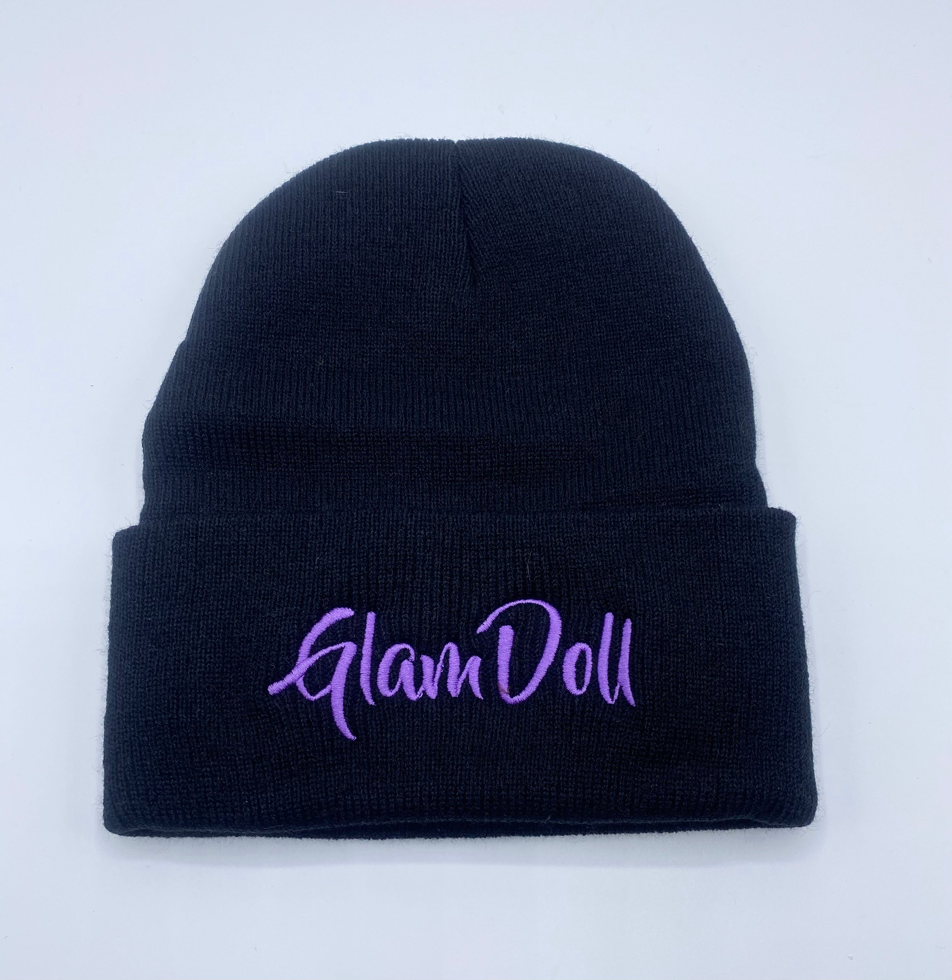 Black & Purple Beanie