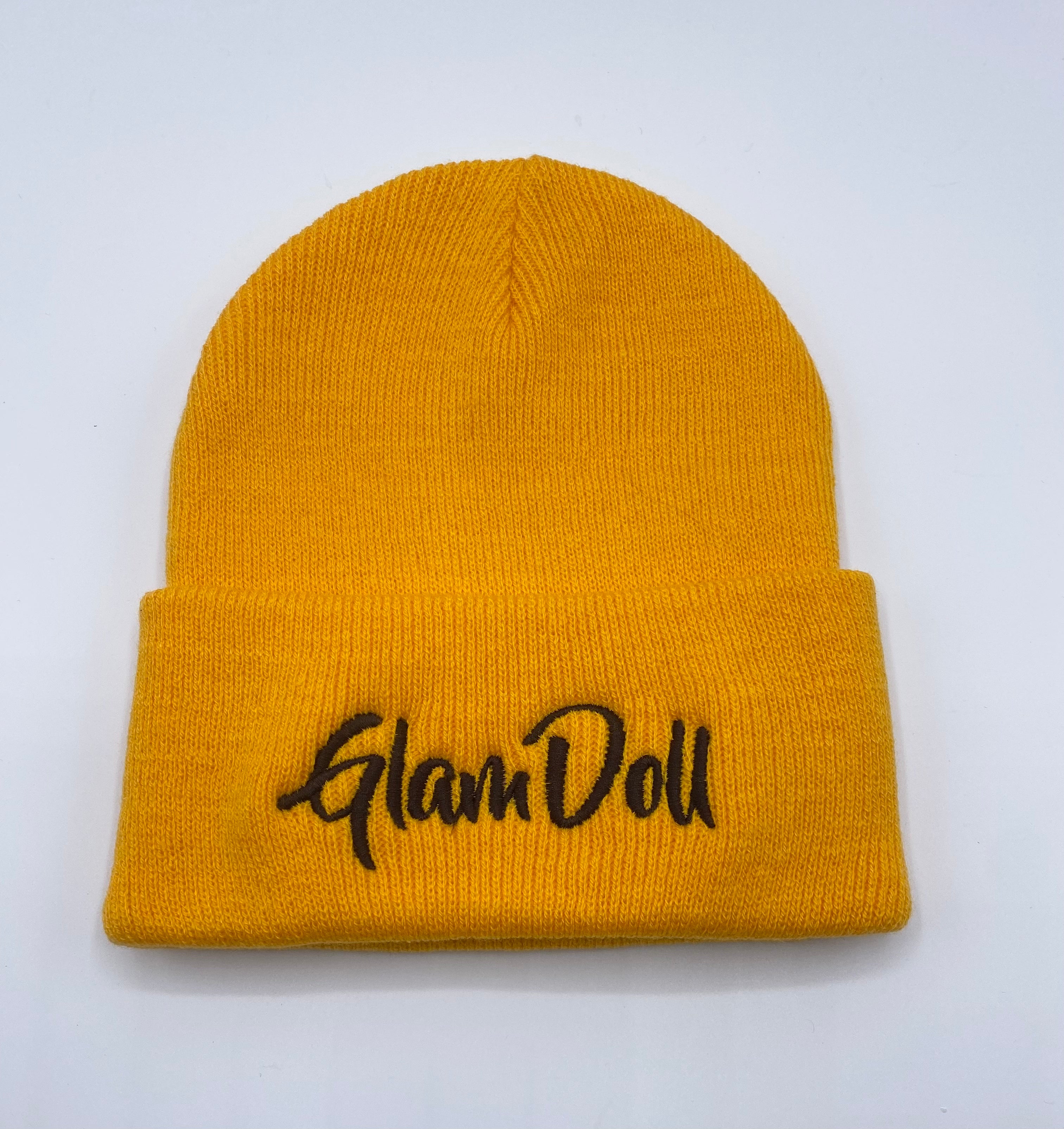 Mustard & Brown Beanie