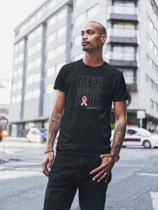 Men Support Pink T-Shirt