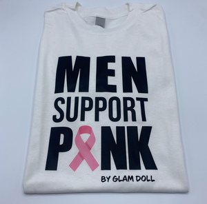 Men Support Pink T-Shirts